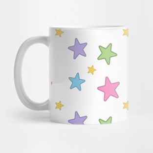 Rainbow Stars Pattern Mug